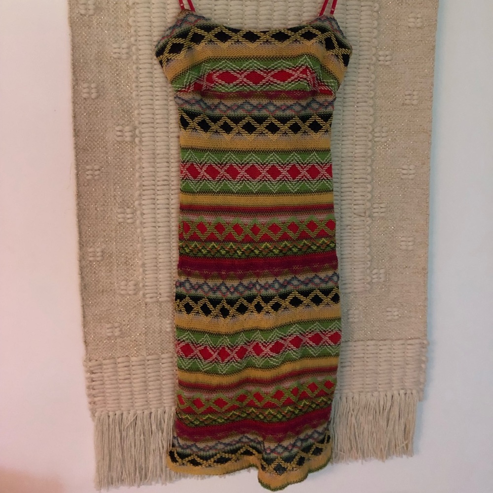 Printed Bodycon lined mini dress